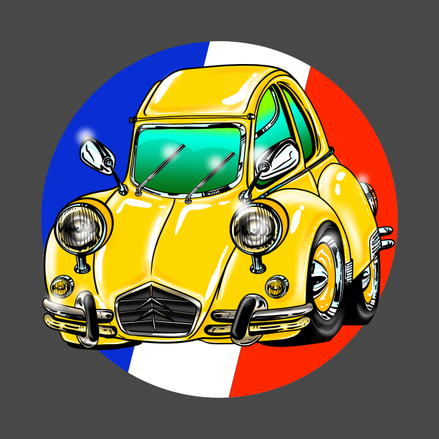 Discover Citroen 2CV Voiture Classique T-Shirt