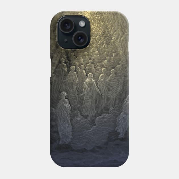 High Resolution Gustave Doré Illustration The Glowing Souls Tinted Phone Case by tiokvadrat