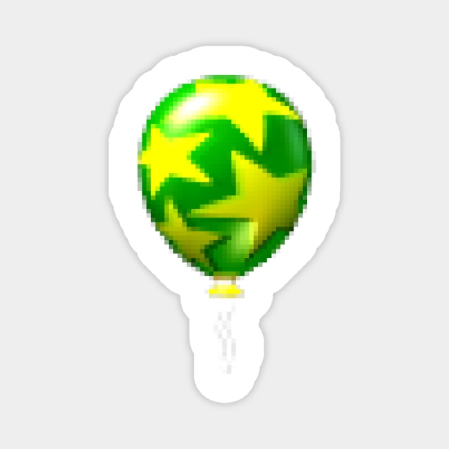 Green Balloon Sprite Magnet by SpriteGuy95