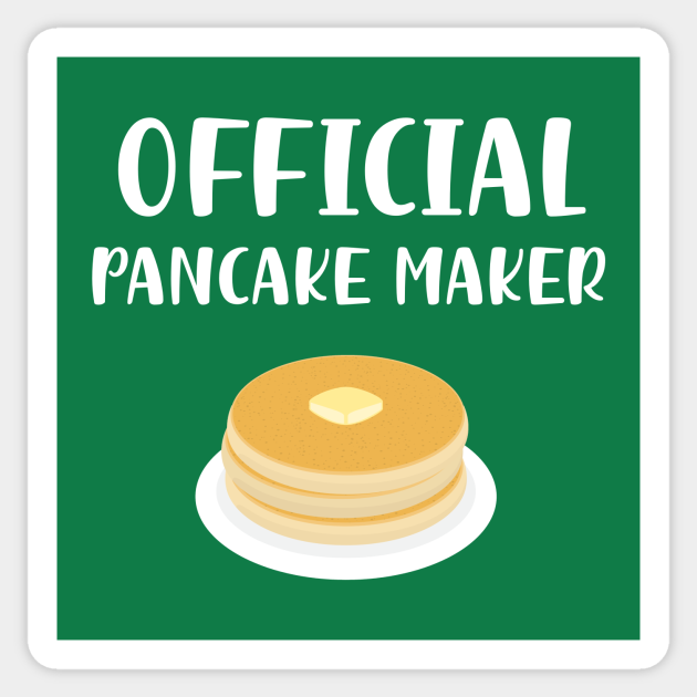  Pancake Maker Breakfast Food Mom Dad Brunch Chef - Pancake Maker - Sticker