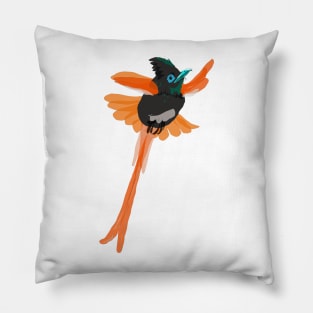 Paradise Flycatcher Pillow