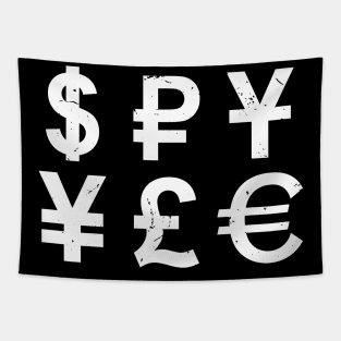 money symbol Tapestry
