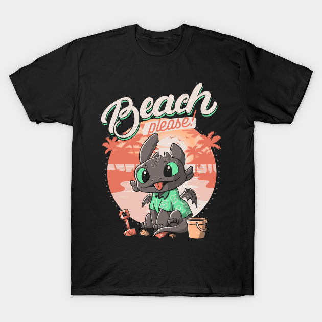 Summer Dragon - Beach - T-Shirt