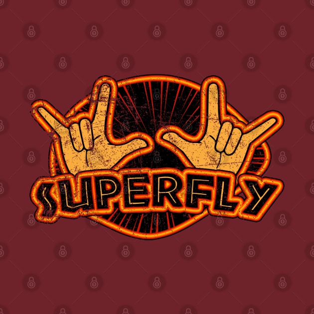 Superfly (distressed) by Doc Multiverse Designs