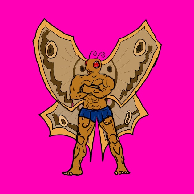 Buff Mothman - No Background by KatsMind