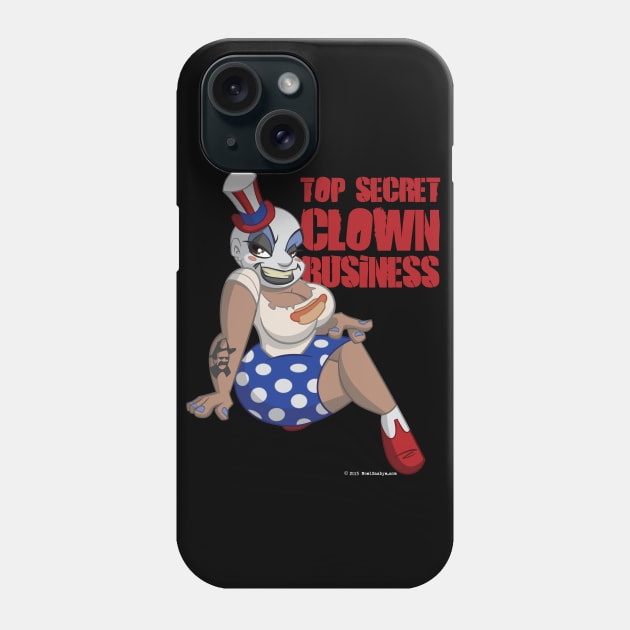 Top Secret Clown Business Phone Case by NSaabye