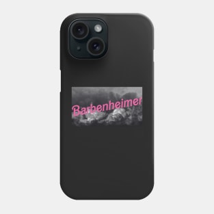 Barbenheimer meme funny Barbie and Oppenheimer movies Phone Case