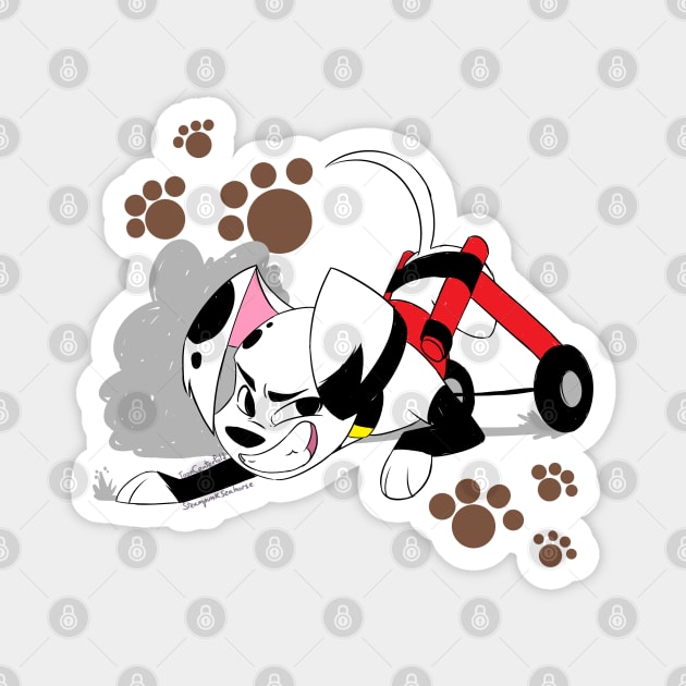 Delgado Dalmatian Magnet by SteampunkSeahorse