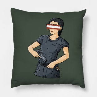 Lebanese bank robber. Pillow