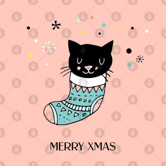Xmas Doodle - Kitty by SpilloDesign