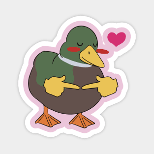 Duck being silly Magnet