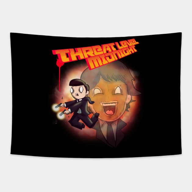 Threat Level Midnight Tapestry by LVBart