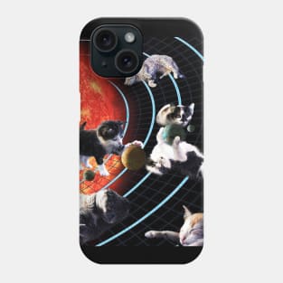 Cat Universe Galaxy Kitten Planets Solar Sun Earth Funny Phone Case