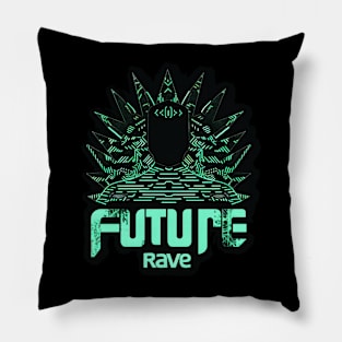 Future Rave Artwork Pillow