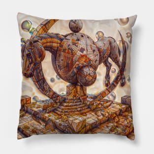 Echoes of Another Universe: Surreal Art Pillow