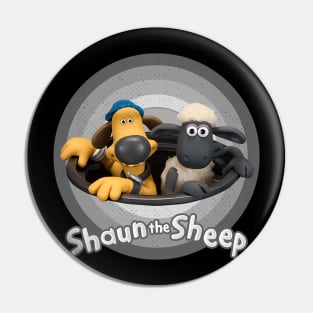 Vintage TV Series The Sheep Cartoon Shaun Pin