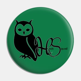 Hoot Squad Logo V4 Pin