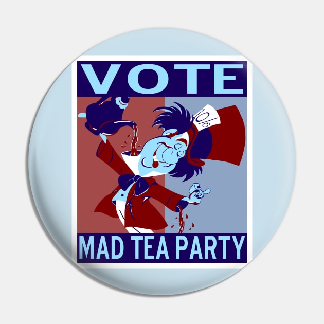 Mad Tea Party Pin by DaughertyDesigns