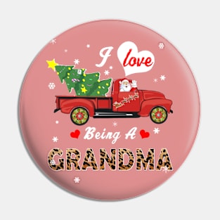 I Love Being A Grandma Pin