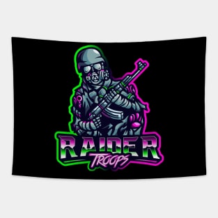 Raider Troops Esports Team Tapestry