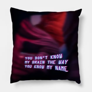 You dont know me Pillow