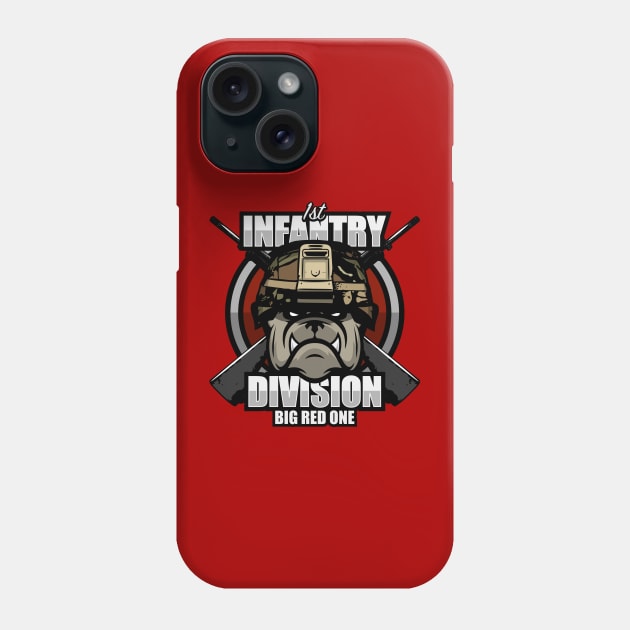 1st Infantry Division Phone Case by TCP