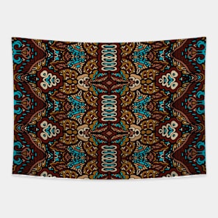 Colorful Oriental Rug Mandala Boho Pattern Tapestry