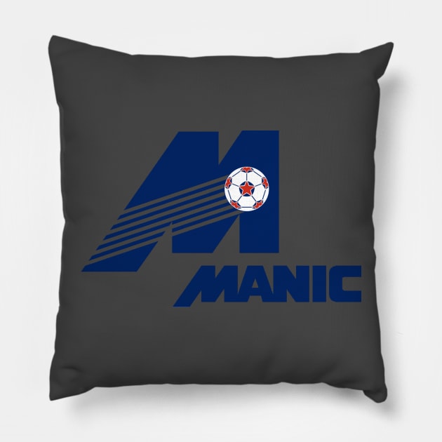 Montreal Manic Pillow by AndysocialIndustries