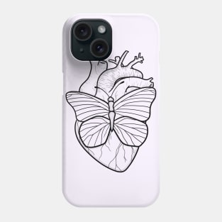 Butterfly heart Phone Case