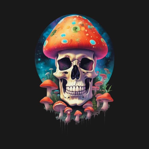 shroomy skull V by circlestances