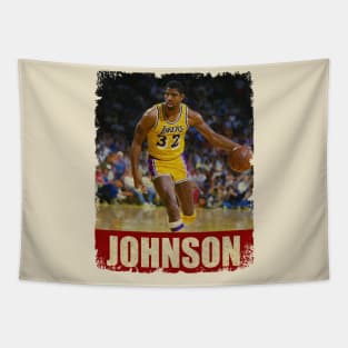 Magic Johnson - NEW RETRO STYLE Tapestry