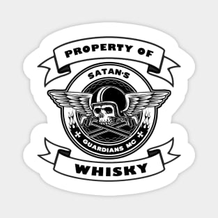 property of whisky patch Magnet