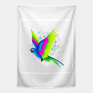Colorful Parrot Tapestry