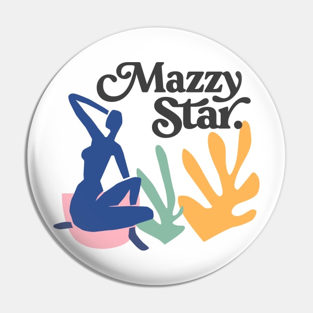Mazzy Star Matisse-Style 90s Design Pin by DankFutura