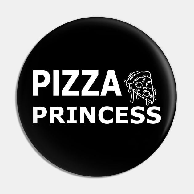 Pizza Princess Pin by KC Happy Shop