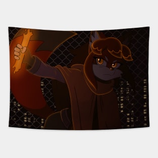 City Fox Tapestry