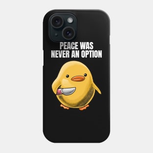 Duck with Knife Meme Phone Case