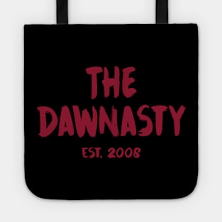 The Dawnasty Est. 2008 in garnet Tote