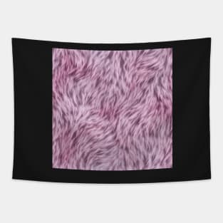 Rose Pink Fur Design Tapestry