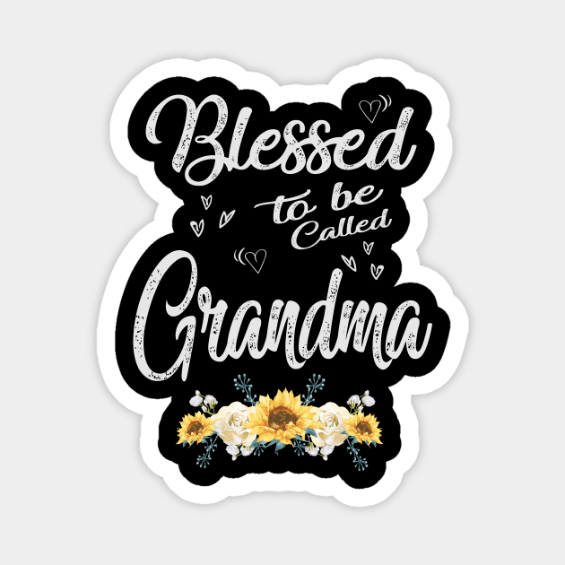 mothers day blessed to be called grandma Magnet by Bagshaw Gravity