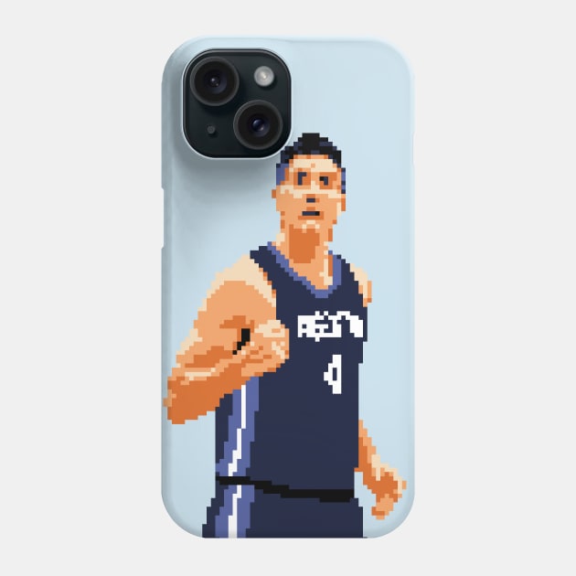 Luis Scola Pixel Fist Phone Case by qiangdade