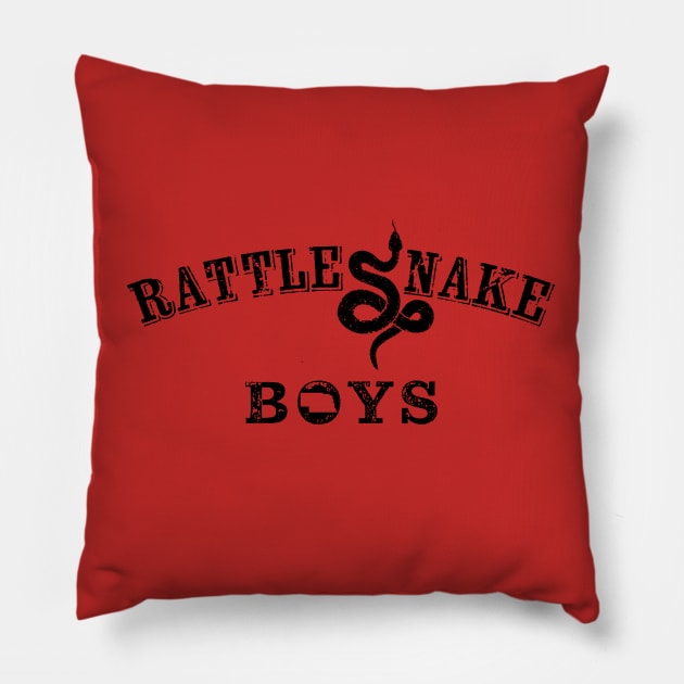 Rattlesnake Boys! Pillow by MalmoDesigns