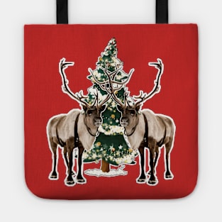 Christmas reindeers Tote