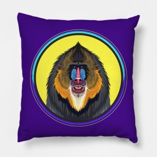 Mandrill Circle Pillow