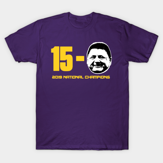 Discover 15 AND ORGERON PURPLE - Lsu - T-Shirt