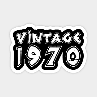 Vintage 1970 Birthday Magnet