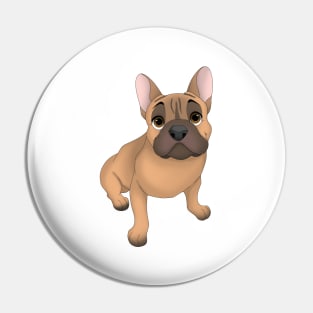 Fawn French Bulldog Pin