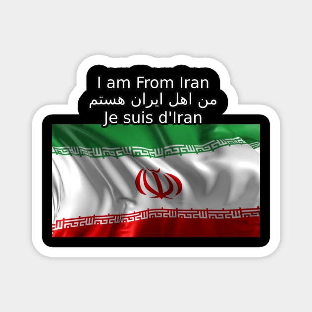 I am From Iran Magnet by HR