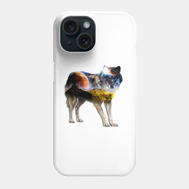 Wolf Planet Phone Case by mcdaki