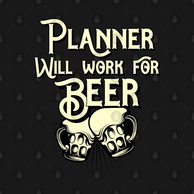 Planner will work for beer design. Perfect present for mom dad friend him or her by SerenityByAlex